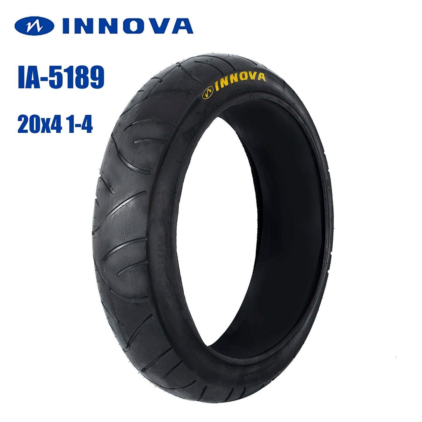 INNOVA Fat Tire 20x4.0 – Electric Bicycle Tire with Tube, Blue/Green/Black