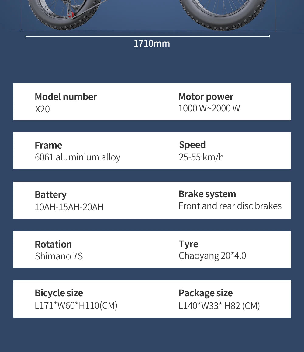 EKX X20 Electric Bike: The Ultimate Mountain and Road Adventure Machine