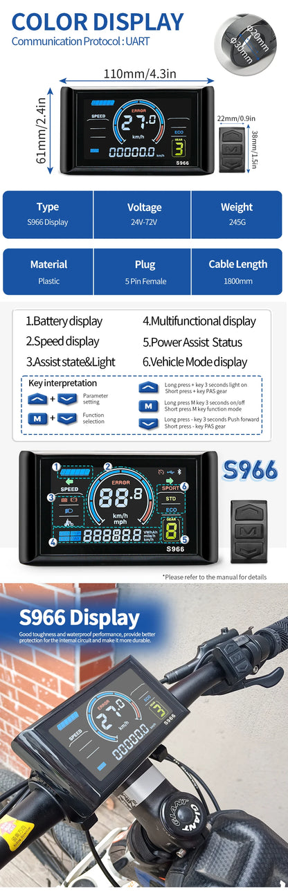 Electric Bicycle Three-Mode Sine Wave Controller My Store