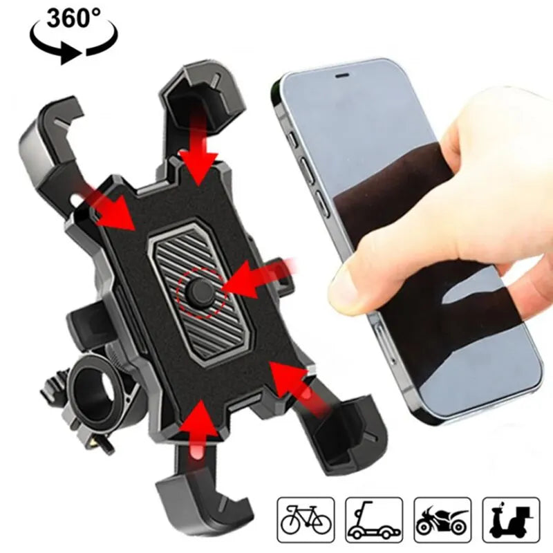 360 Degrees Rotatable Electric Bicycle Phone Holder