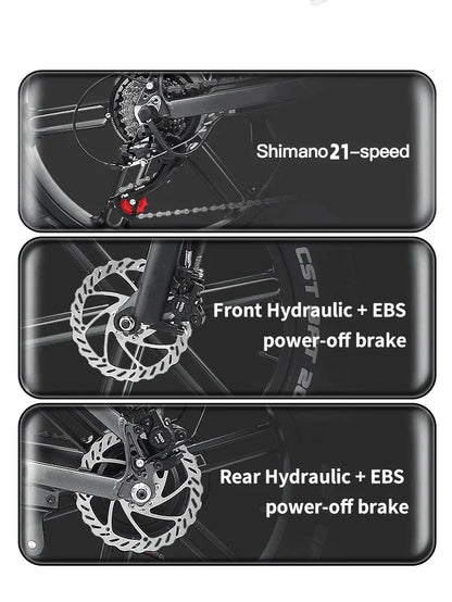 LAFLY X3 1000W Electric Folding Mountain Bike – Performance Meets Versatility My Store