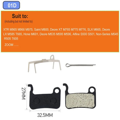 1/2/4/6/8/10 Pairs Bicycle Brake Pad Resin