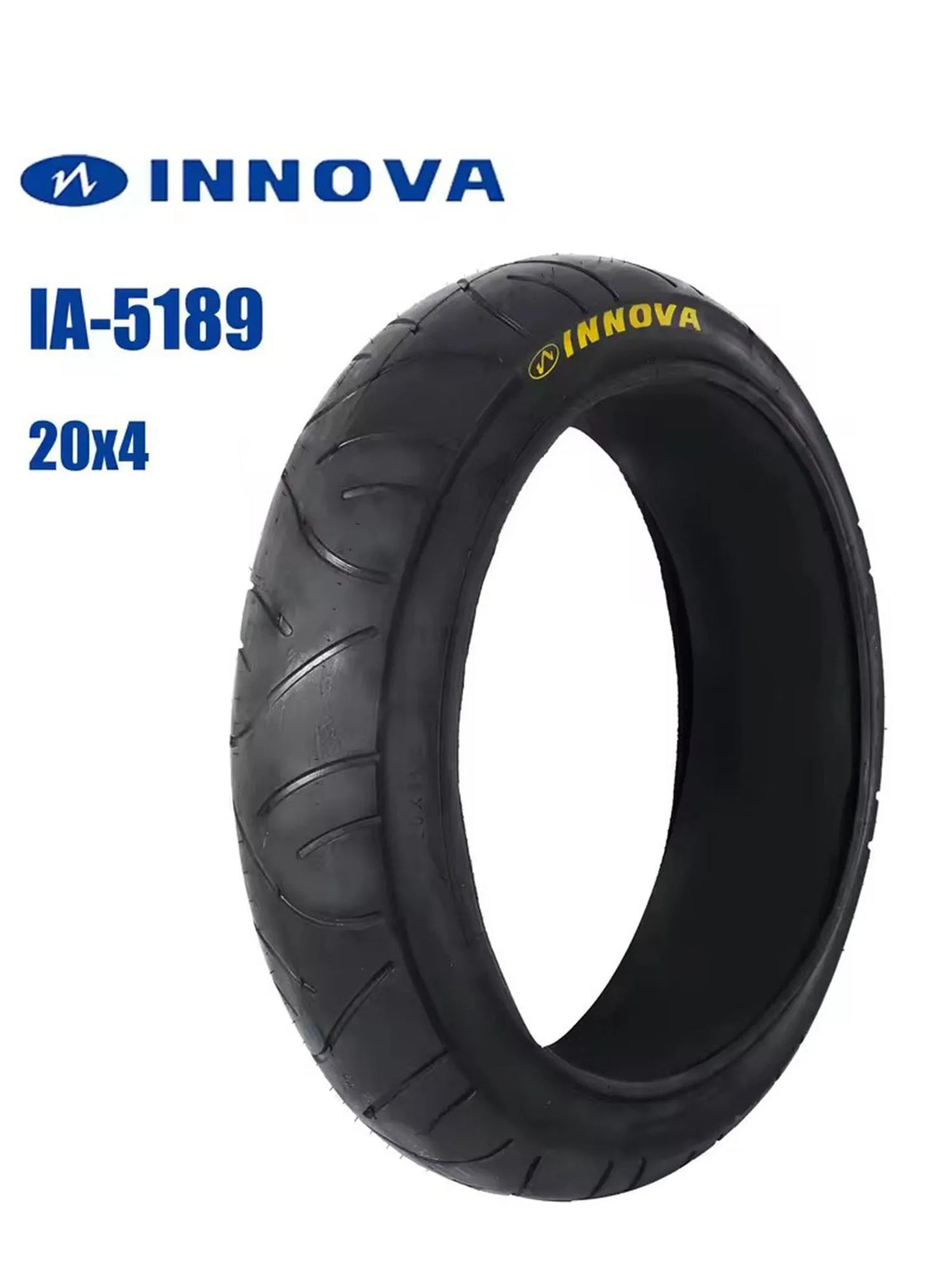 INNOVA Fat Tire 20x4.0 – Electric Bicycle Tire with Tube, Blue/Green/Black