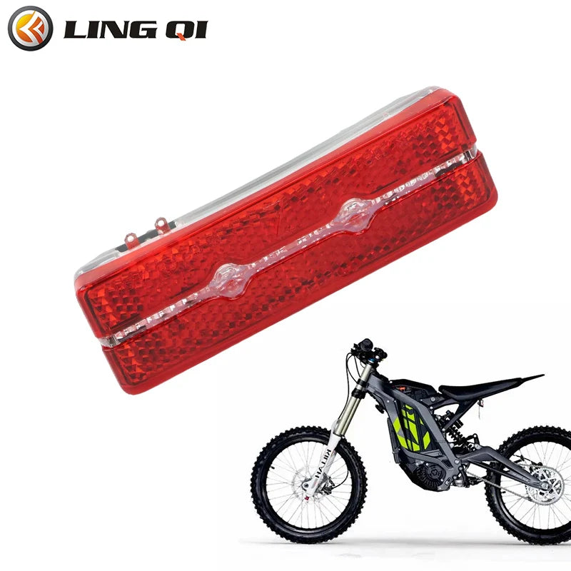 LINGQI Modified Original LED Tail Light with Reflector Fit for SURRON Light Bee X Dirt Bike Sur Ron X Electric Bike Electric Bikes & Accessories