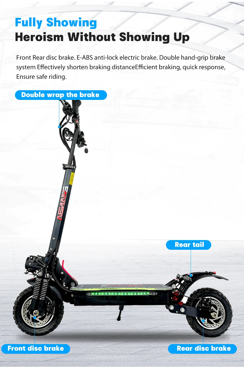 Dual Motor Electric Scooter – Emanba X6/X6 PRO