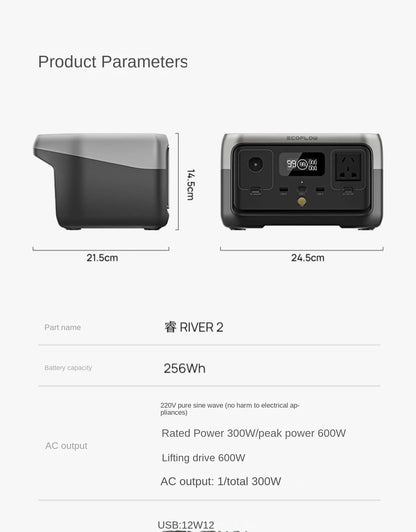 EcoFlow RIVER 2 Portable Power Station