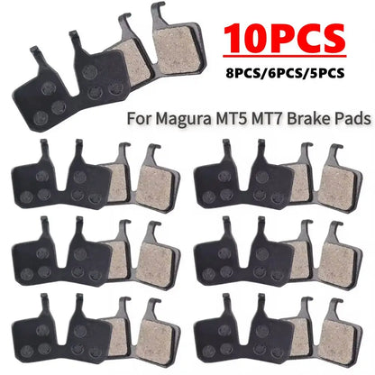 10-1Pairs MTB Bicycle Hydraulic Disc Brake Pad For Magura MT5 MT7 Cycling Parts Resin Quiet Wear-resistant Bike Disc Brake Plate