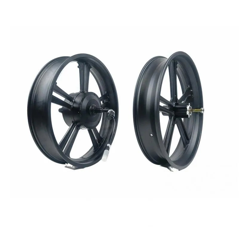 20"x4.0 ﻿48v750w Snow Motor Rear Wheel And Front Wheel Motor Kit Fat Tire Electric Bicycle Integrated Wheel Motor.