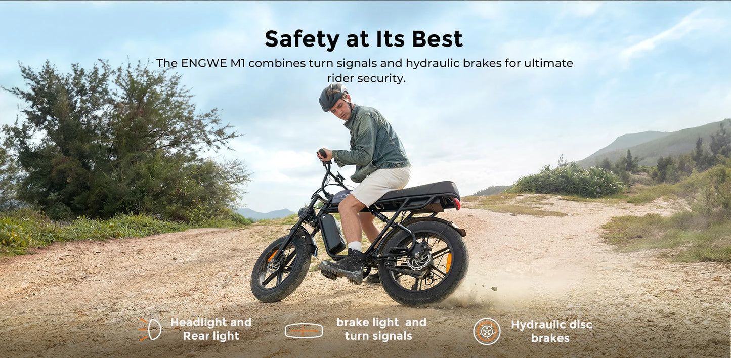 ENGWE M1 Adult Electric Bicycle 250W 48V Dual Battery