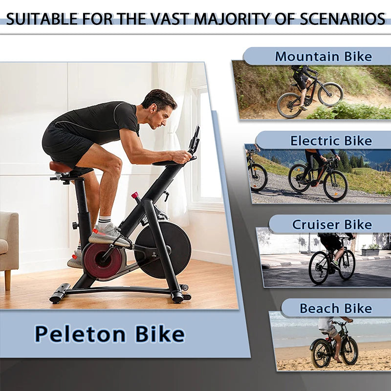 BUCKLOS Oversized E-Bike Seat – Wide, Shock-Absorbing Saddle