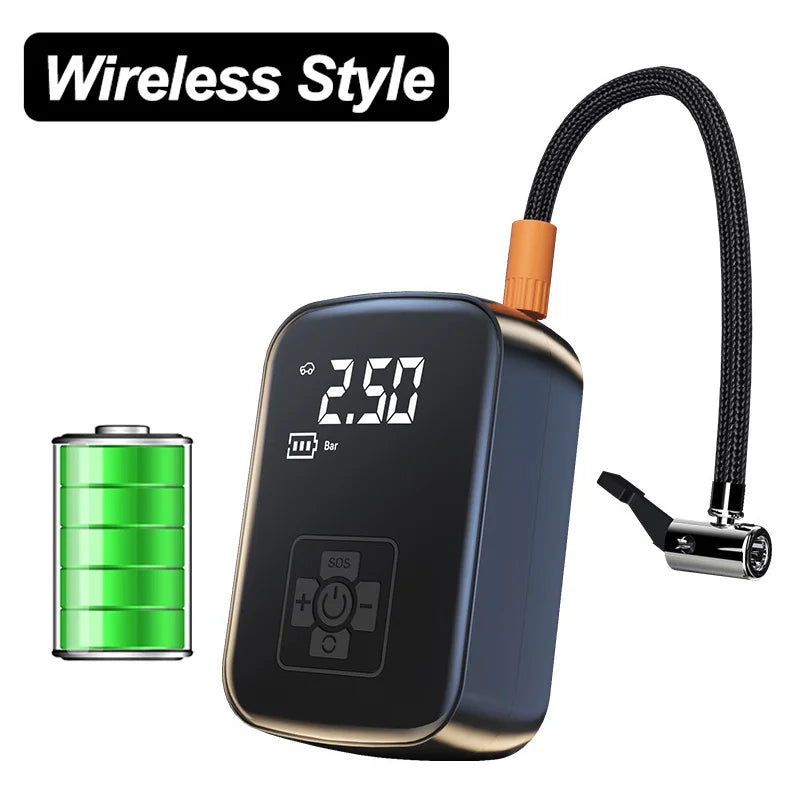 EAFC 150 PSI E-Bike Air Pump | Wireless Portable Tire Inflator