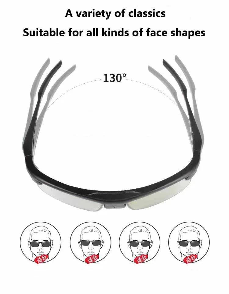 0.1-Second Intelligent Fast Discoloration Cycling Sunglasses