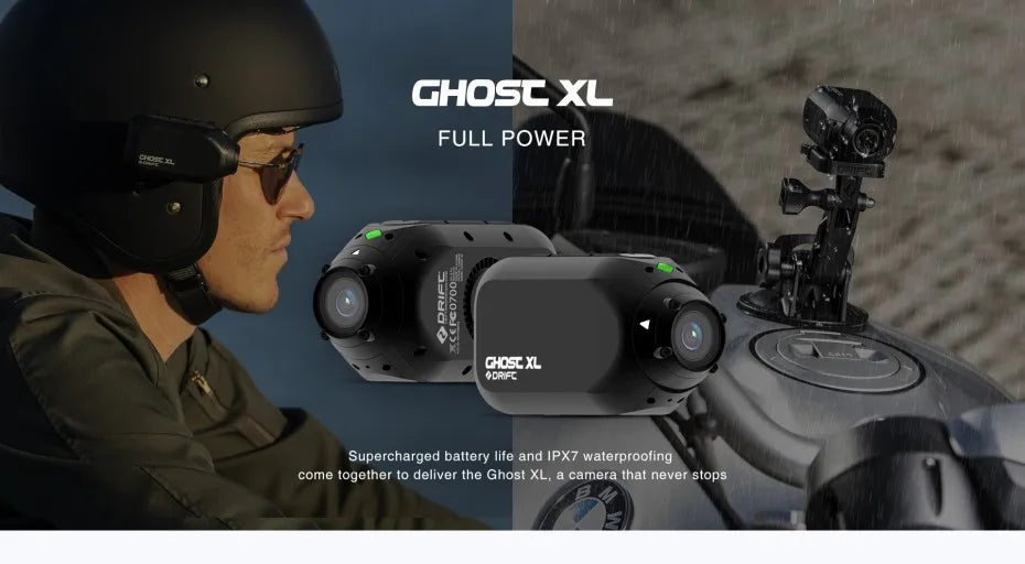 Drift Ghost XL Helmet Cam – Waterproof Action Camera