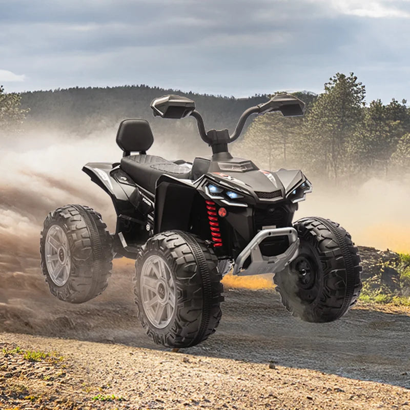 Discover the ultimate 24V Kids Electric Vehicle 4-Wheeler Ride-On ATV—built with dual 200W motors, spring suspension & soft braking for safety and fun. Free shipping included!