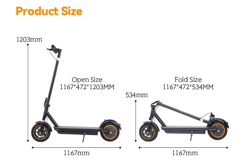 HEZZO G30 36v 500w Electric Scooter Moped 21MPH 37.5 Miles 10 Inch 15Ah Foldable Mobility Escooter Front Suspension US Warehouse Electric Bikes & Accessories