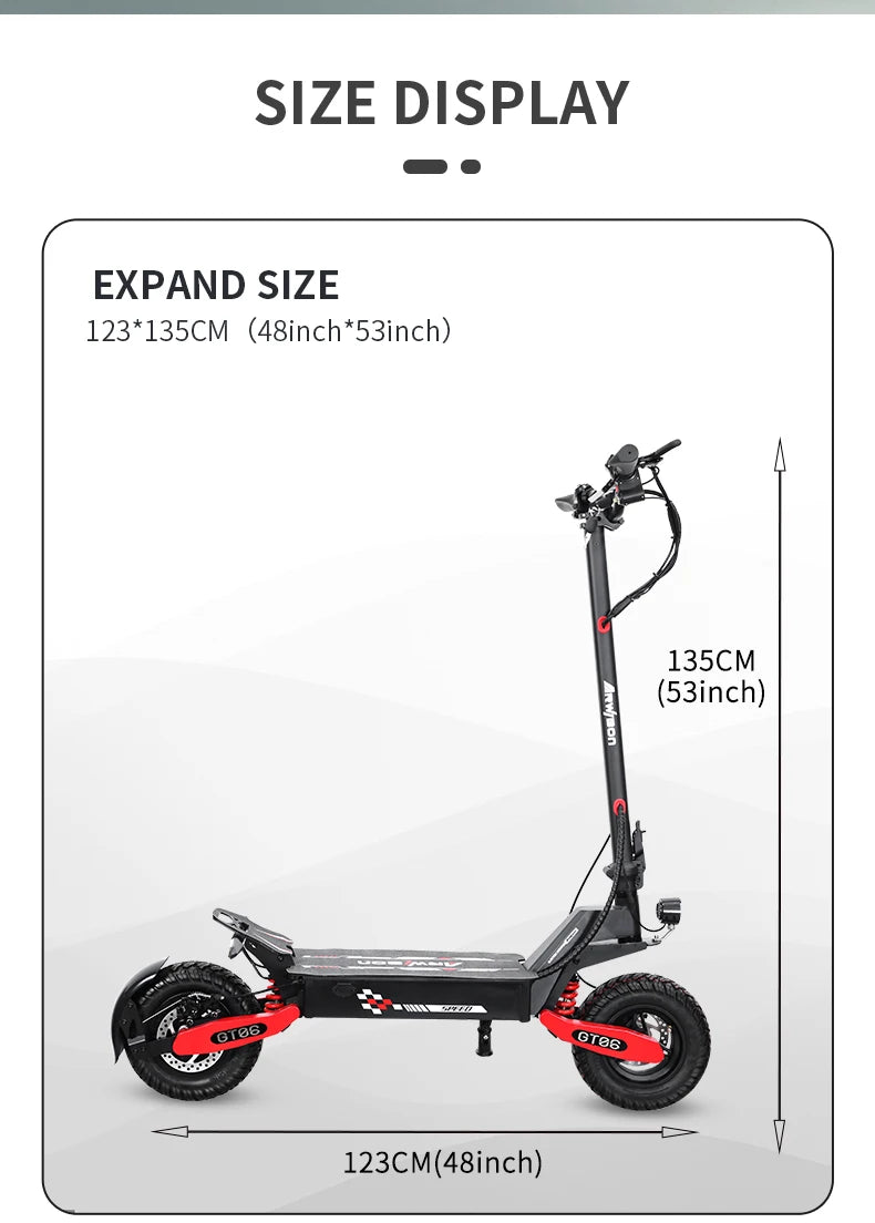 2400W Dual Motor Electric Scooter 40MPH