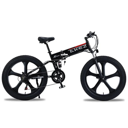 New style 1000W Motor electric bike 48V 10.4ah Lithium battery Mountain ELECTR BIKE  26×4.0 Fat Tire e bike Folded ebike Electric Bikes & Accessories