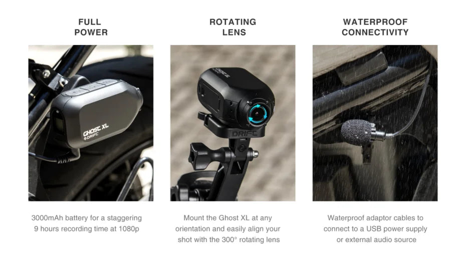 Drift Ghost XL Helmet Cam – Waterproof Action Camera