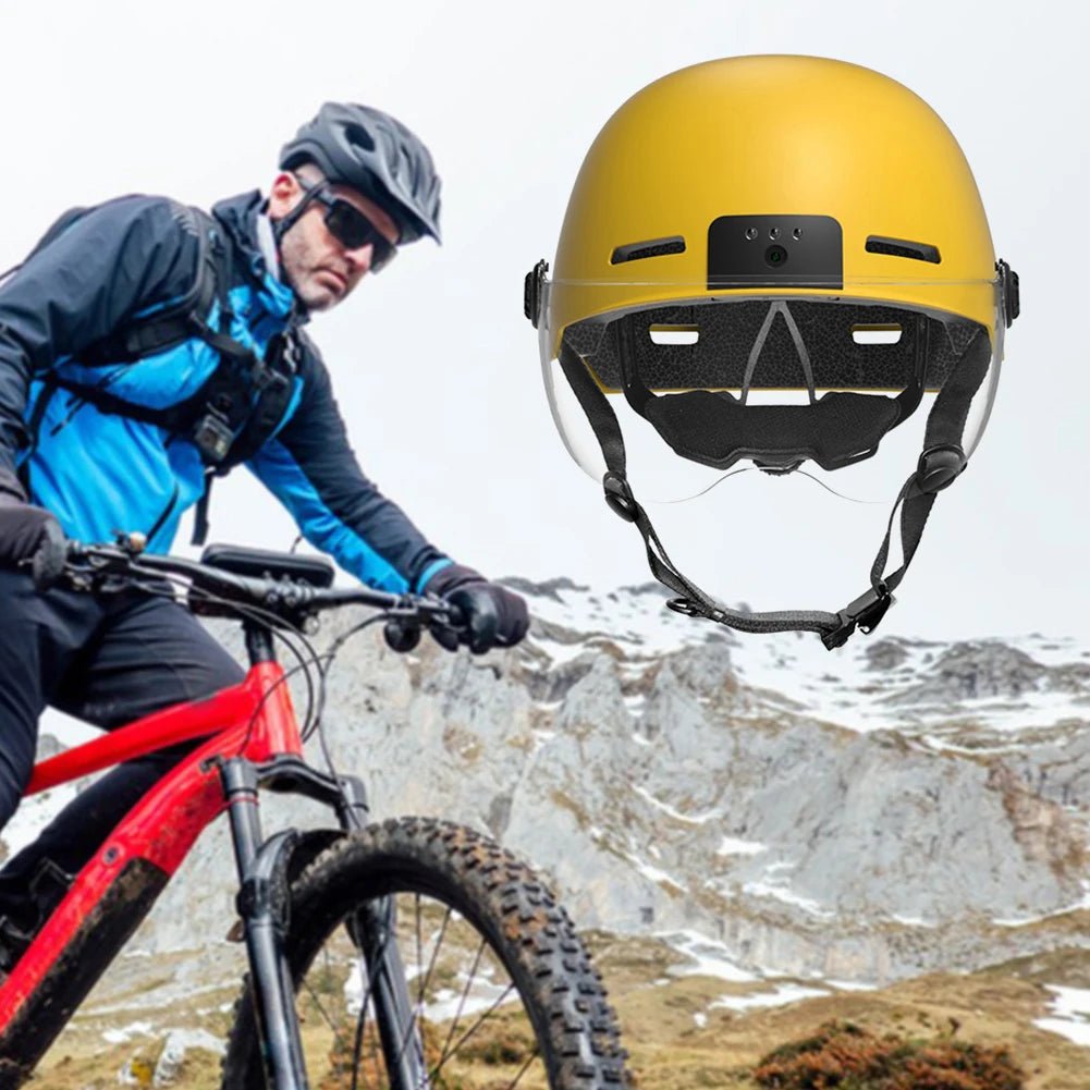 Helmet Action Camera – Anti-Shake 130° Wide-Angle for Cycling & Motorcycles