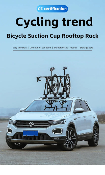 West Biking Suction Cup Bike Rack – Quick Install Car Carrier