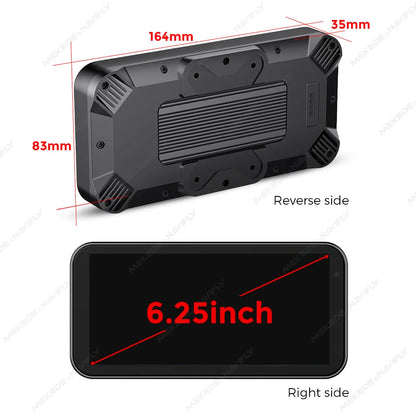 E-Bike GPS Navigation with Wireless CarPlay and Android Auto