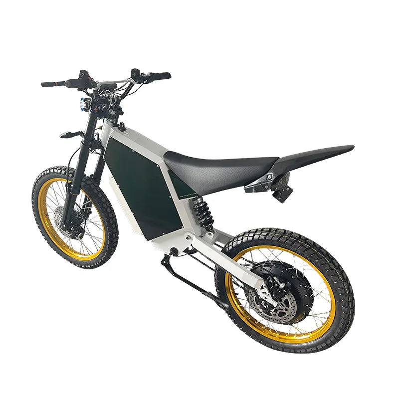 "Free shipping from E-Bikes and Accessories. Discover the New High Power Electric Dirt Bike with 5000W-15000W motor, 75 mph speed, and over 40 mile range. Perfect for off-road adventures."