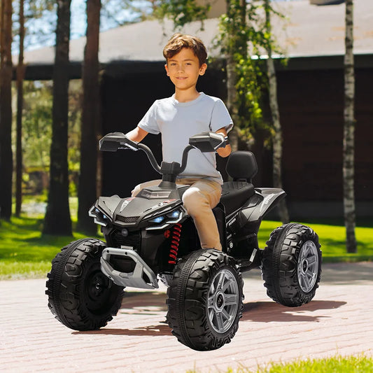 Discover the ultimate 24V Kids Electric Vehicle 4-Wheeler Ride-On ATV—built with dual 200W motors, spring suspension & soft braking for safety and fun. Free shipping included!