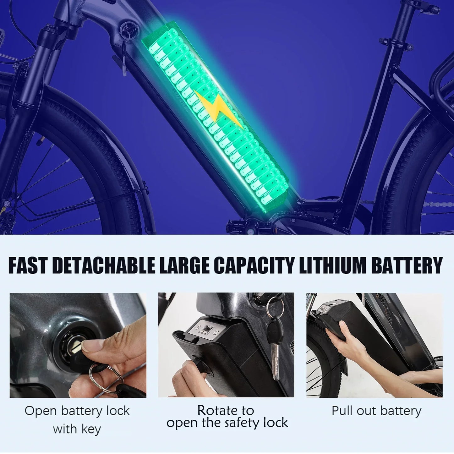 Hot-Selling CMACEWHEEL L26 Step-Through E-bike 750W – Fat Tire Power and Style