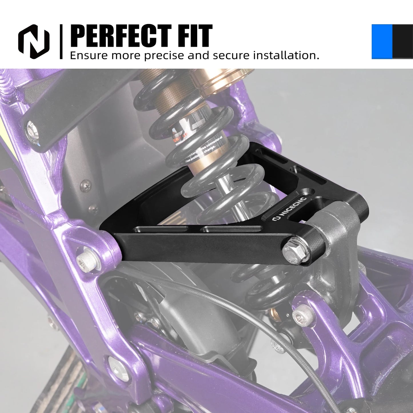 Reinforced Shock-Absorbing Triangle Bracket &amp; Rear Suspension Linkage for SUR-RON 