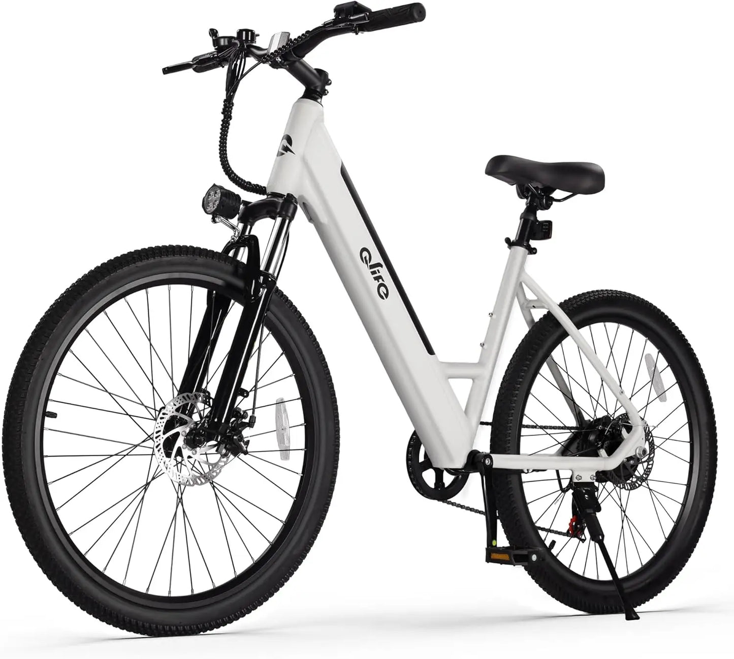 Cityone Step Thru Electric Bike for Adults – 26" E-Bike Ride