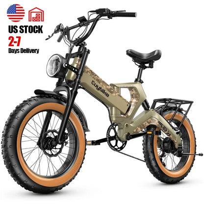 New ebike 48v 1000w 25Ah kit bike20*4.0 inch ebike electric fat tire bike, fat tire motorcycle folding electric bike Electric Bikes & Accessories