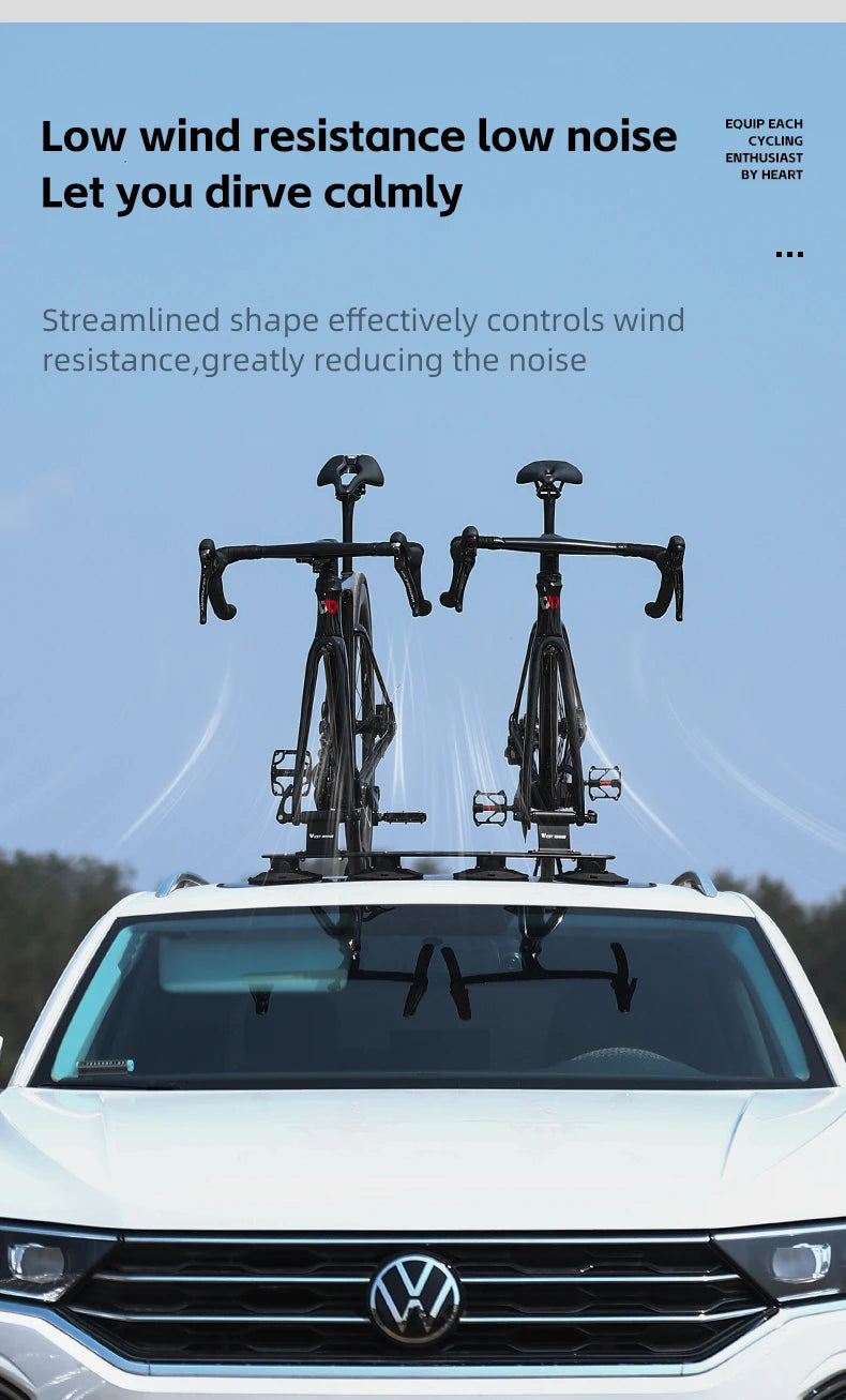 West Biking Suction Roof Bike Rack – The Ultimate Car Carrier for Cyclists