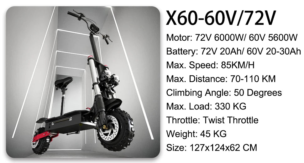 Order Your AJOOSOS Electric Scooter Today! Don’t miss out on the perfect combination of power, range, and style. Whether you’re an urban commuter or an off-road explorer, the AJOOSOS Electric Scooter is your ultimate travel companion