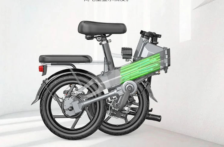 Compact 500W Electric Folding Bike - Lightweight & Long Range