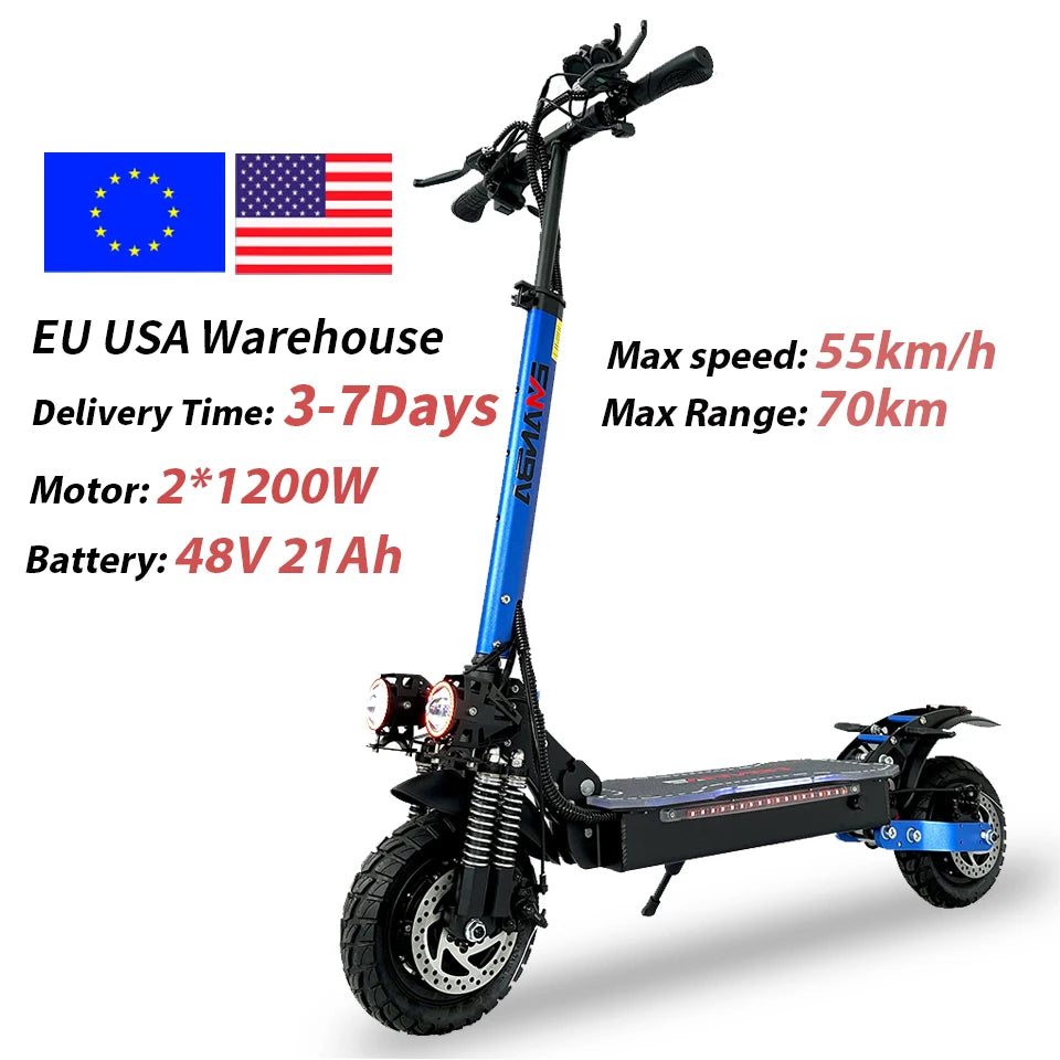 Dual Motor Electric Scooter – Emanba X6/X6 PRO