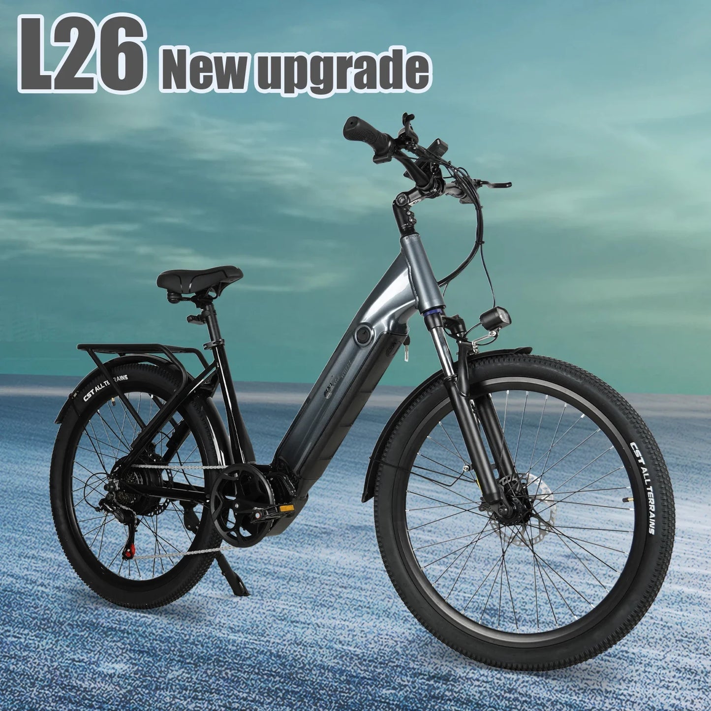 Hot-Selling CMACEWHEEL L26 Step-Through E-bike 750W – Fat Tire Power and Style