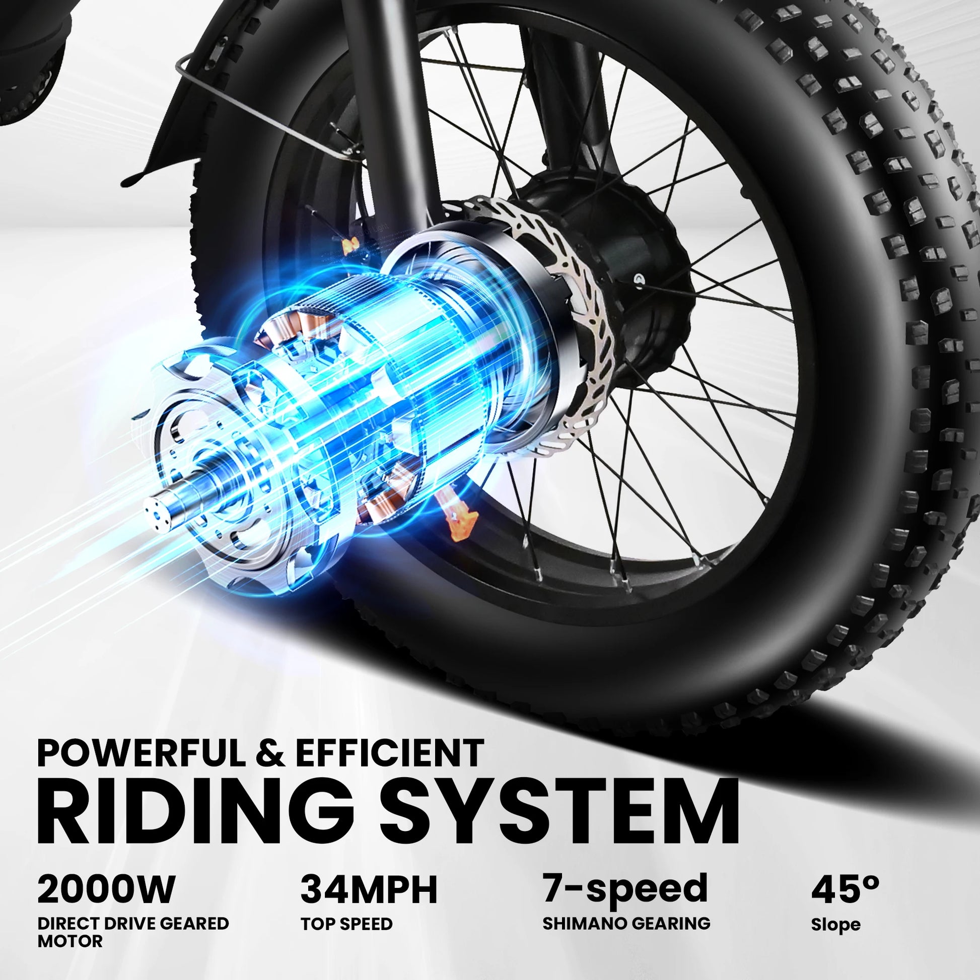 2000W Cargo Electric Bike for Adults | Long Range Dual Battery E-Bike