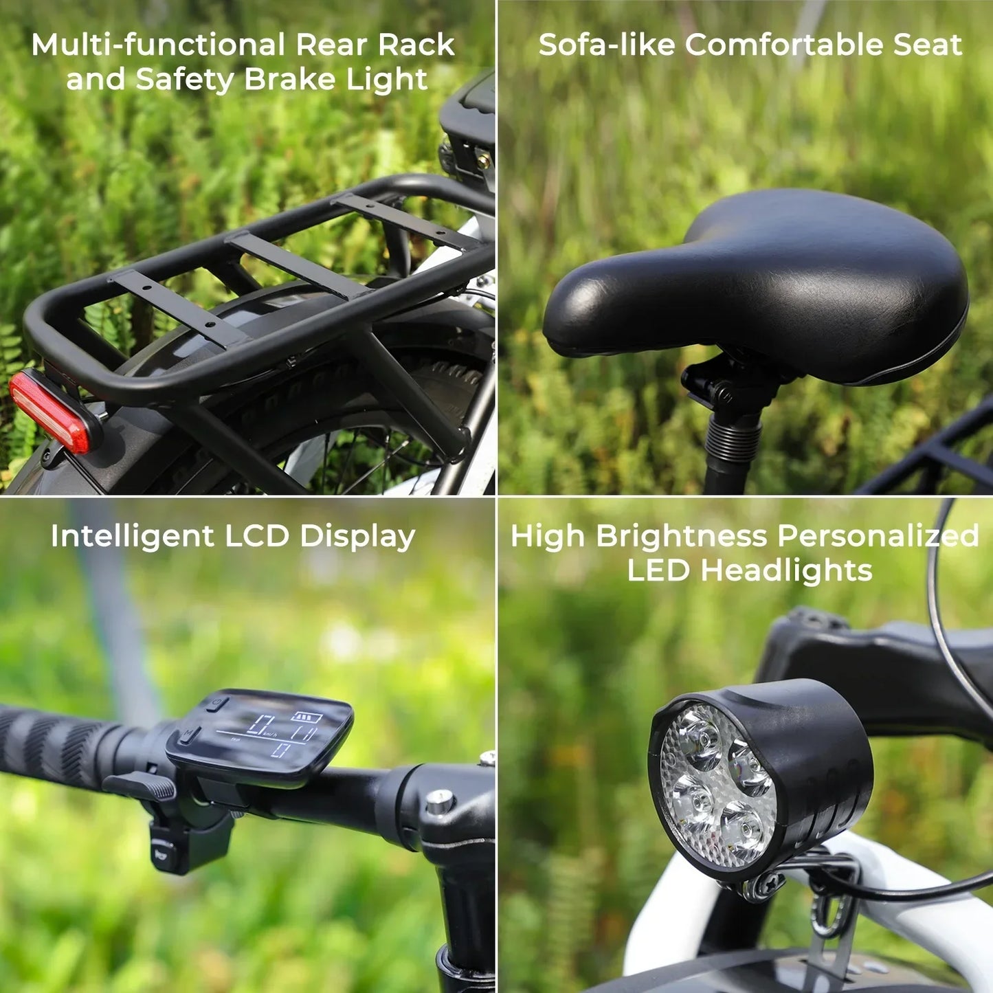 SOHAMO S3 Step-Thru Folding Electric Bike – 750W Power Ride