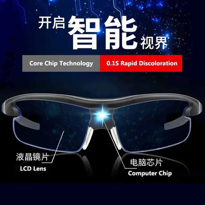 0.1-Second Intelligent Fast Discoloration Cycling Sunglasses