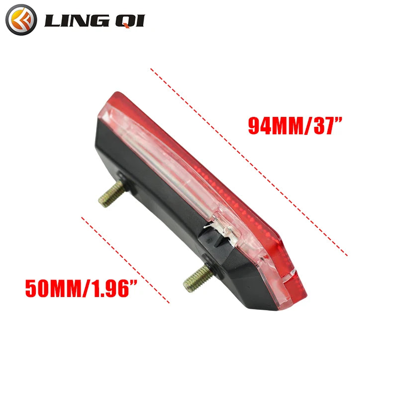 LINGQI Modified Original LED Tail Light with Reflector Fit for SURRON Light Bee X Dirt Bike Sur Ron X Electric Bike Electric Bikes & Accessories