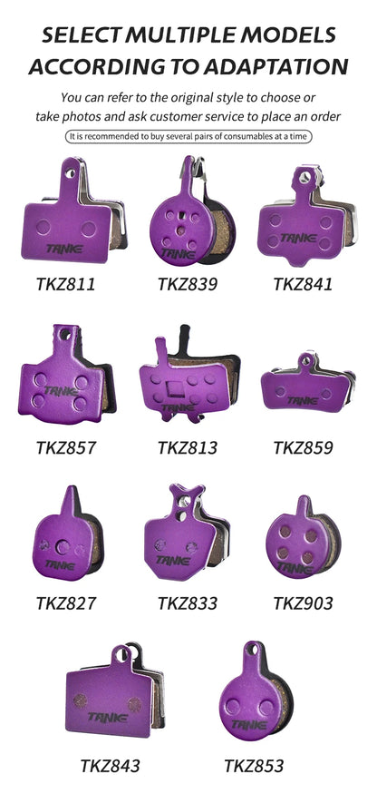 TANKE MTB Semi-Metal Bike Brake Pads My Store