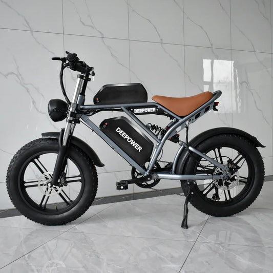  Moped Fat Tire Electric Bike 