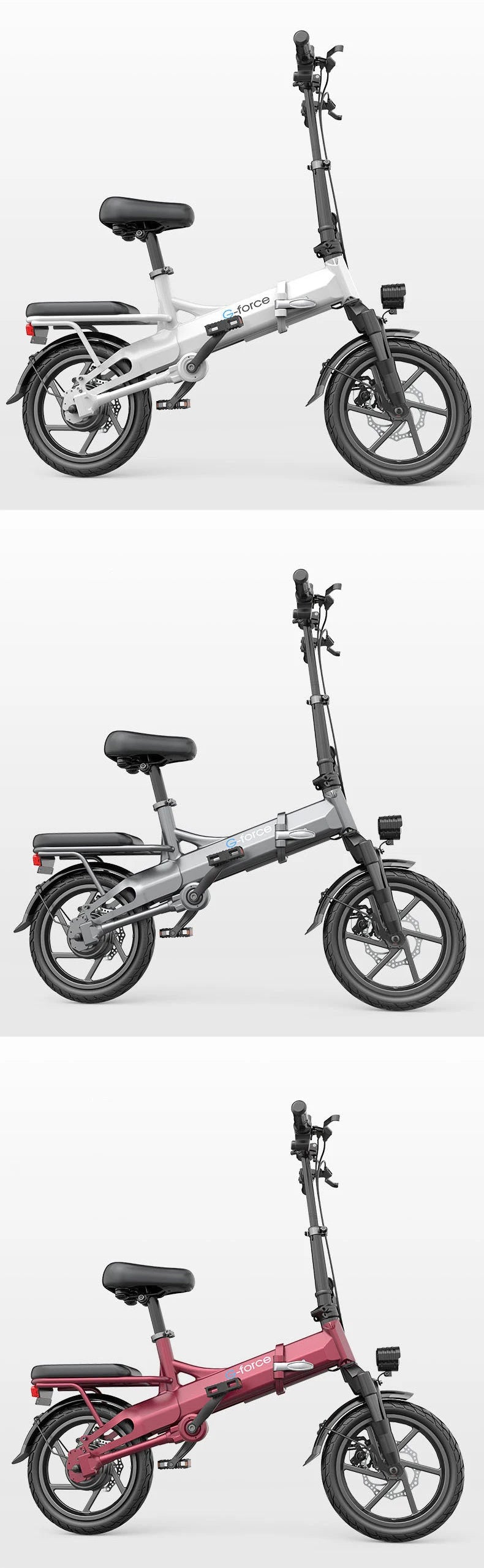 Compact 500W Electric Folding Bike - Lightweight & Long Range
