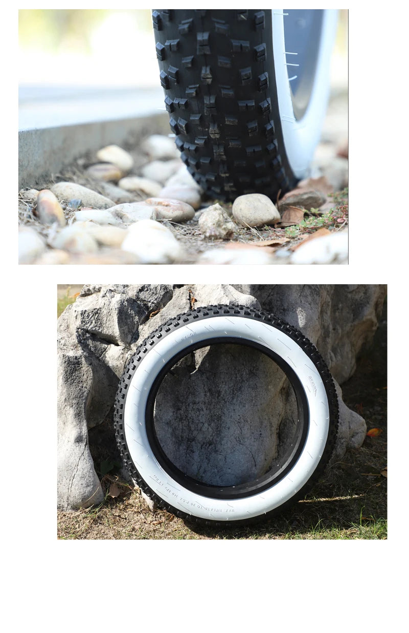 Fat Bike Tire 20x4.0 / 26x4.0 – Snow, Beach, ATV, and Electric Bike Ready