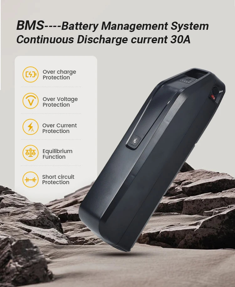 Ebike Lithium Battery 48V for 500W–1200W Motors | Fast Charger