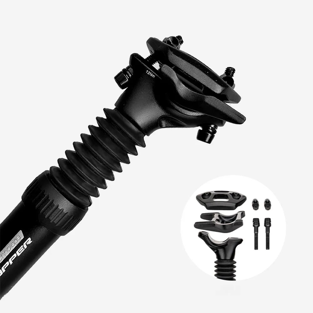 GANOPPER MTB Suspension Seatpost – Ultimate Comfort Shock Absorption.