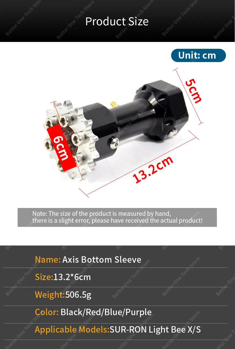 SUR-RON Light Bee X S Axis Bottom Sleeve