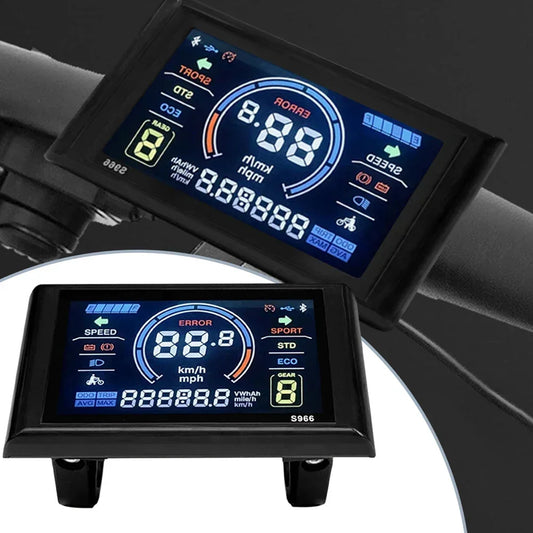 S966 Colorful LCD Display for Electric Bikes and Scooters