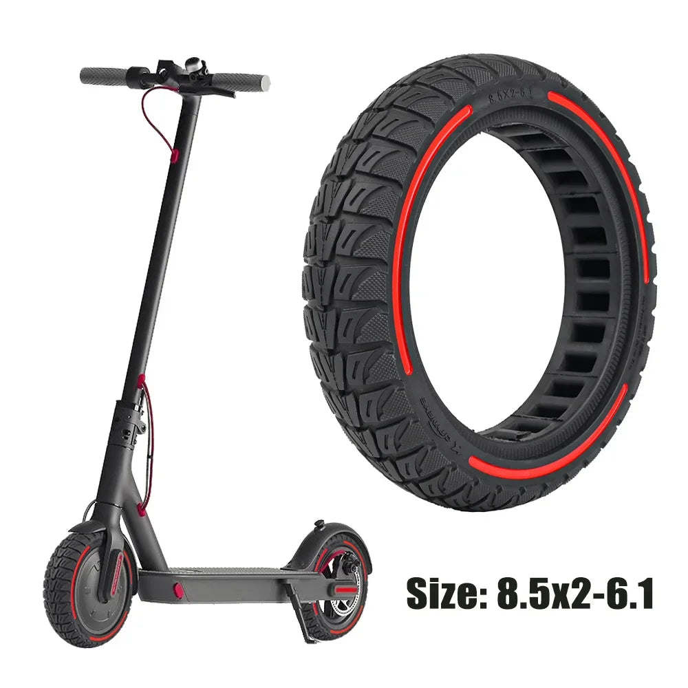 8.5 Inches Damping Durable Wheel 8.5x2-6.1 Honeycomb Solid Tire Colorful for Xiaomi M365 PRO PRO2 1S List Electric Scooter Tyre Electric Bikes & Accessories