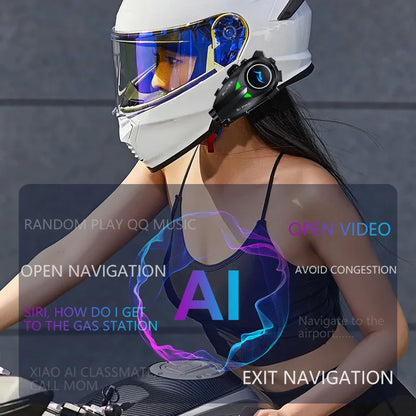 E-Bike Helmets with Bluetooth Headsets and 1080P HD Camera